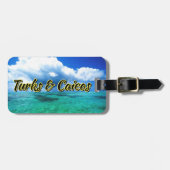 Turks & Caicos zee lucht Bagagelabel (Voorkant horizontaal)