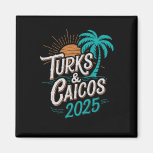 Turks Caicoseilanden 2025 Vakantie Souvenirs - Uni Magneet