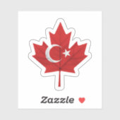 Turks-Canadees Sticker (Vel)