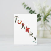 Turks Chili Peppers Briefkaart (Staand voorkant)
