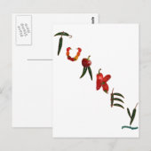 Turks Chili Peppers Briefkaart (Voorkant / Achterkant)