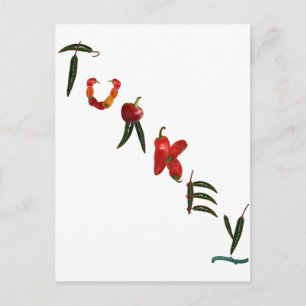 Turks Chili Peppers Briefkaart