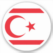 Turks-Cypriotische Sticker (Voorkant)