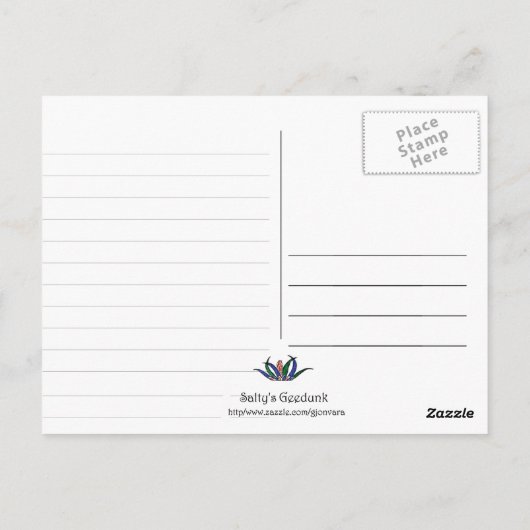 Turks - dank u briefkaart (Achterkant)