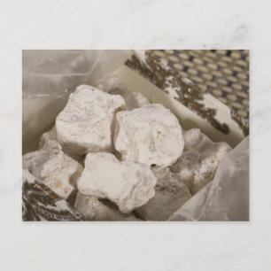 Turks Delight (locum) is een zoet snoep uit Ista Briefkaart