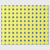 Turks Dreidel Wrapping Paper Cadeaupapier (Vlak)