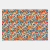 Turks Ebru Water Marmering Art Papier Inpakpapier Vel (Voorkant)