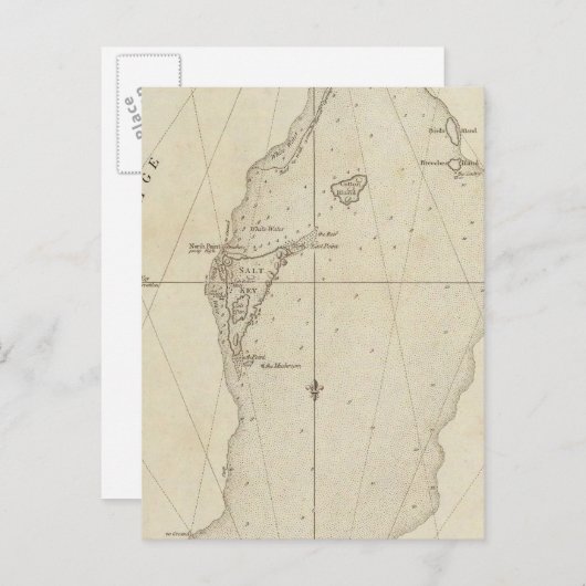 Turks-eilanden Briefkaart (Voorkant / Achterkant)