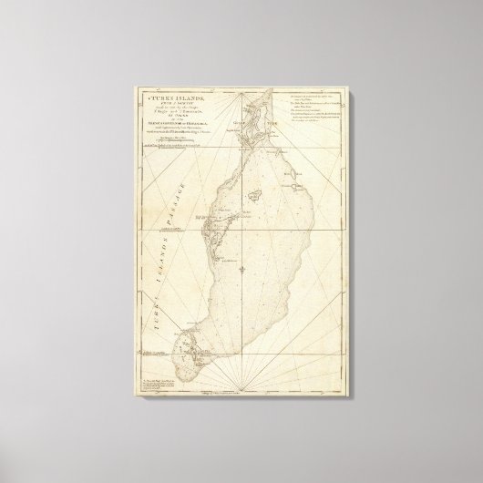 Turks-eilanden Canvas Afdruk (Voorkant)