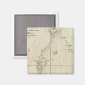 Turks-eilanden Magneet (Voorkant / Achterkant)