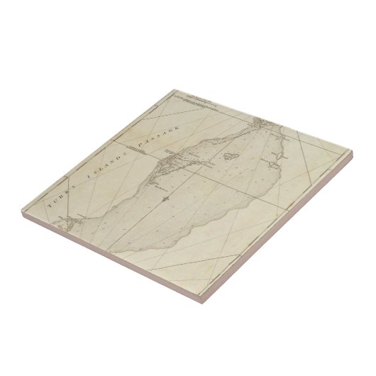 Turks-eilanden Tegeltje (Zijkant)