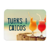 Turks- en Caicococktails Magneet (Horizontaal)
