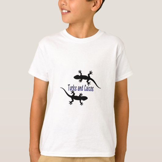 turks en caicos geckos t-shirt (Voorkant)