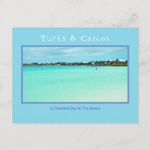 TURKS EN CAICOS/GEKROWDE DAG BIJ DE BEACH (NIET) BRIEFKAART