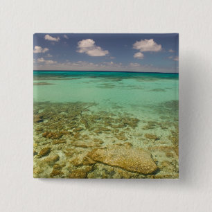 Turks en Caicos, Grand Turk Island, Cockburn 2 Vierkante Button 5,1 Cm