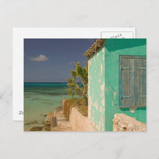 Turks en Caicos, Grand Turk Island, Cockburn 4 Briefkaart (Voorkant / Achterkant)