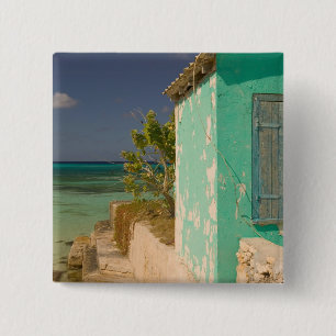Turks en Caicos, Grand Turk Island, Cockburn 4 Vierkante Button 5,1 Cm