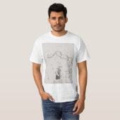 Turks en Caicos Kaart T-shirt (Voorkant volledig)