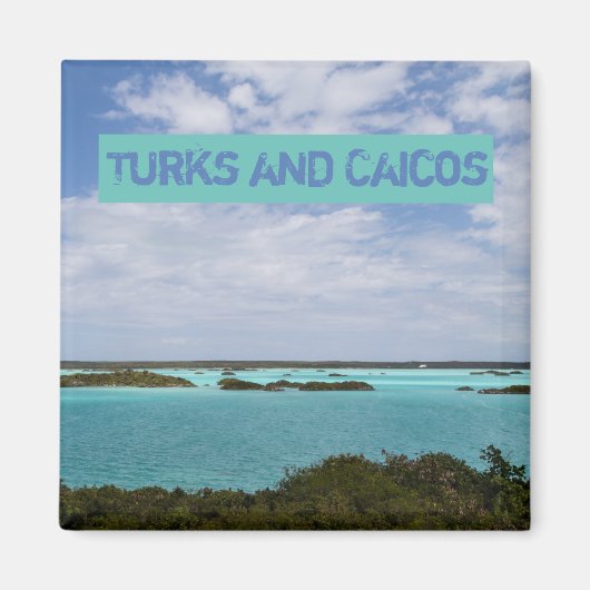 Turks- en Caicos Magnet (Voorkant)
