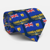 Turks en Caicos Pride Stropdas (Opgerold)