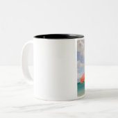 Turks en Caicos, Providenciales Island, Grace Tweekleurige Koffiemok (Voorkant links)