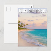 Turks en Caicos Reizen Briefkaart (Voorkant / Achterkant)