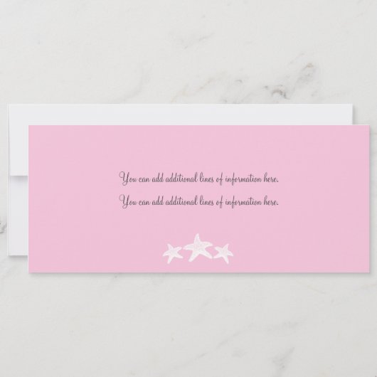 Turks en Caicos sparen de Datum het instappen pas Save The Date (Achterkant)