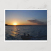 Turks en Caicos Sunset Briefkaart (Voorkant)