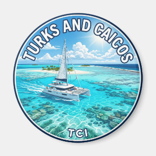 Turks en Caicos Turks en Caicos Magneet