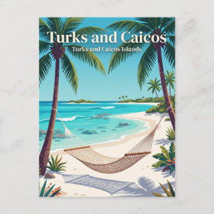 Turks en Caicos Turks- en Caicoseilanden Briefkaart
