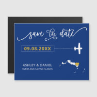 Turks en Caicos Wedding sparen de Datum Kaart, Kaa