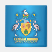 Turks- en Caicosac-suiker Magneet (Voorkant)