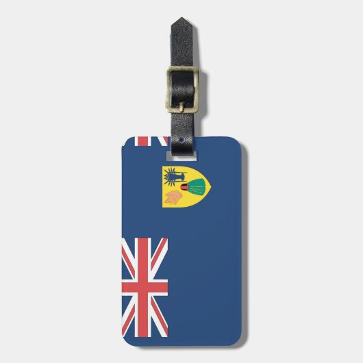 Turks- en Caicoseilanden Bagagelabel (Voorkant verticaal)