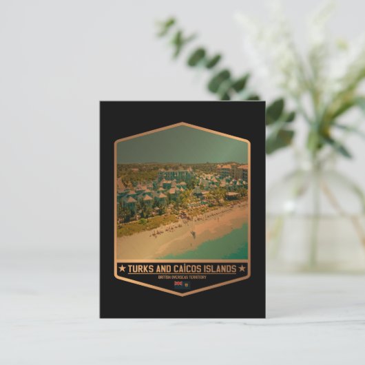 Turks- en Caicoseilanden Briefkaart (Staand voorkant)