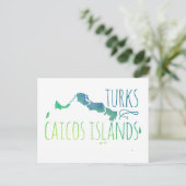 Turks- en Caicoseilanden Briefkaart (Staand voorkant)