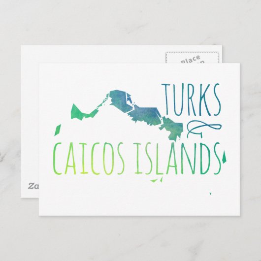 Turks- en Caicoseilanden Briefkaart (Voorkant / Achterkant)