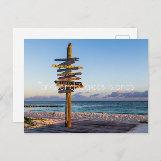 Turks- en Caicoseilanden Briefkaart (Voorkant / Achterkant)