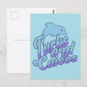 Turks- en Caicoseilanden Dolfijn Briefkaart (Voorkant / Achterkant)