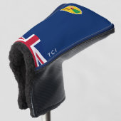 Turks- en Caicoseilanden Golfheadcover (3/4 voorkant)