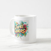 Turks- en Caicoseilanden Graffiti Vibes: Island St Koffiemok (Voorkant links)