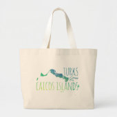 Turks- en Caicoseilanden Grote Tote Bag (Voorkant)