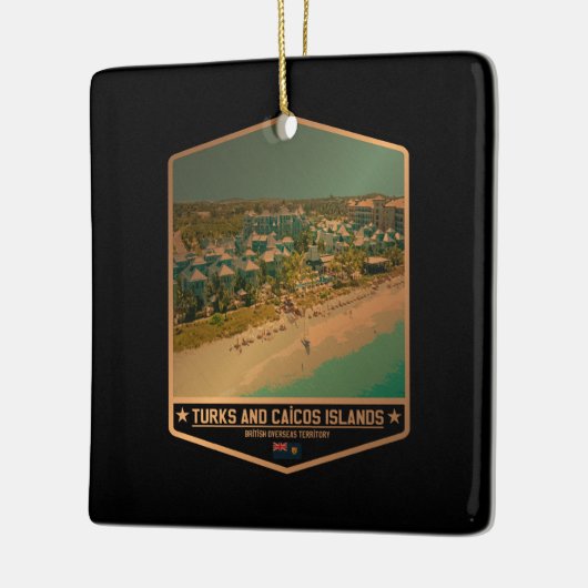 Turks- en Caicoseilanden Keramisch Ornament (Links)