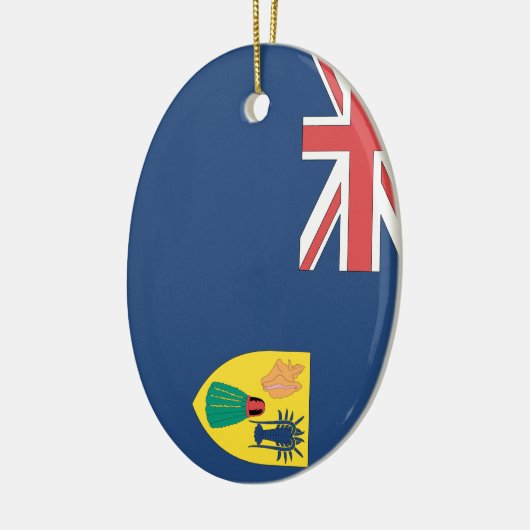 Turks- en Caicoseilanden Keramisch Ornament (Links)