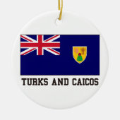 Turks- en Caicoseilanden Keramisch Ornament (Voorkant)