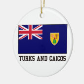 Turks- en Caicoseilanden Keramisch Ornament (Links)