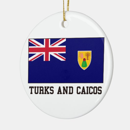 Turks- en Caicoseilanden Keramisch Ornament (Links)