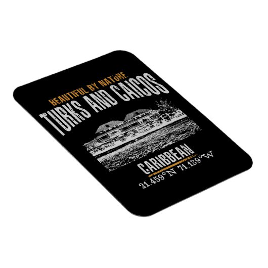 Turks- en Caicoseilanden Magneet (Rechterzijde)