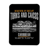 Turks- en Caicoseilanden Magneet (Verticaal)