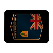 Turks- en Caicoseilanden Magneet (Horizontaal)