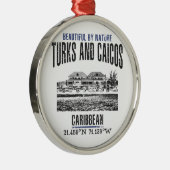 Turks- en Caicoseilanden Metalen Ornament (Rechts)